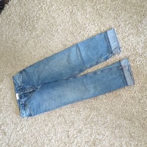 High-Rise Straight Leg Women’s Jeans - Light Blue Denim